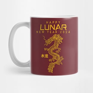 Lunar New Year 2024 The Year Of Dragon 2024 Men Women Kids Mug